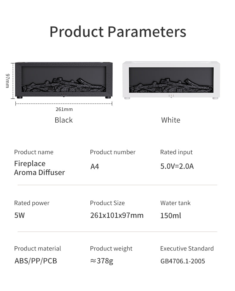 Fireplace Simulation Flame Aromatherapy Machine - TAJ Store
